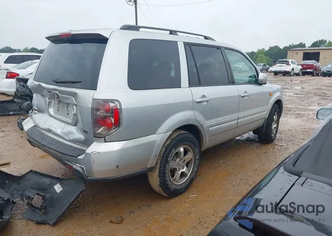 2007 Honda Pilot Ex-L из США, поврежденный, VIN 2HKYF18507H540100